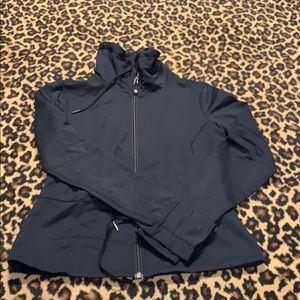Black Lululemon workout jacket